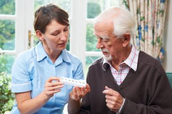 Home care assistance helps seniors manage medications and reduce fall risks safely